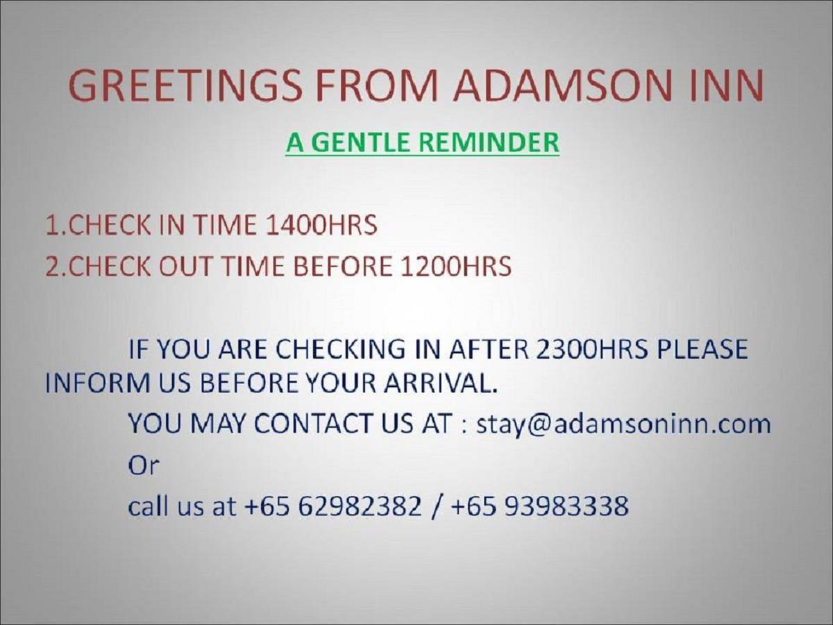 Adamson Inn 新加坡 外观 照片
